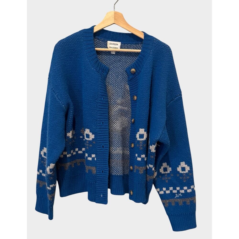 NEW Damson Madder Romily Wool Cardigan Size US/10 - Picture 7 of 13